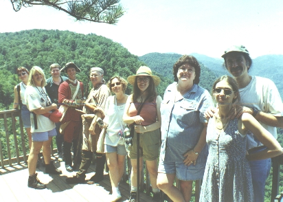 A Group At Chimney Rock