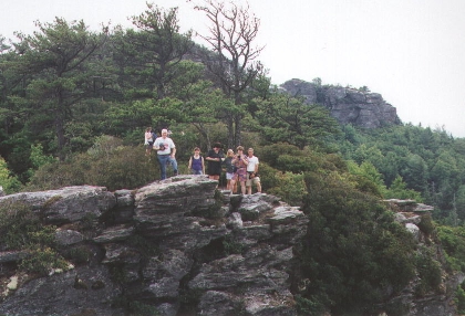 Climbing Table Rock